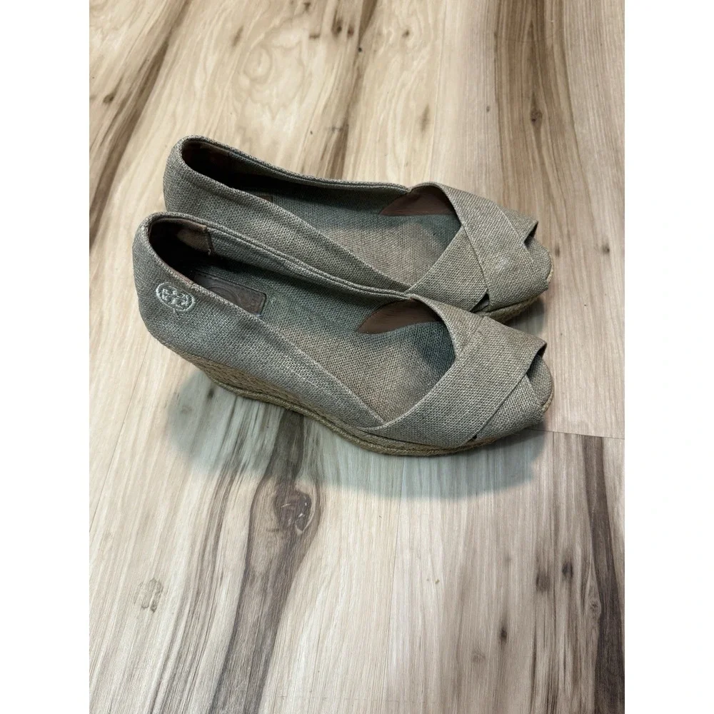 Tory Burch Filipa Espadrille Wedge Women's  Size 7.5